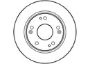 Disctech Brake Disc (Single) - Fits Honda, Hyundai - ABD2109 - Rear Axle