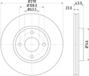 Mintex Brake Discs fits -Ford V284:5 MDC2481 (also fits other vehicles)