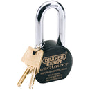 Draper Expert H/Duty Solid Steel Padlock - 64207