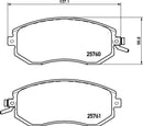 Mintex Brake Pad Set fits -Subaru Toyota MDB3374 (also fits other vehicles)
