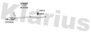 Klarius 370287 - Catalyst Non Type Approved  - Fits Peugeot 206 1.4i
