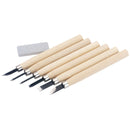 Draper Wood Carving Set With S/Stone - 31777