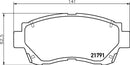 Mintex Brake Pad Set fits -Lexus Toyota MDB1578 (also fits other vehicles)