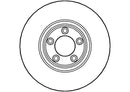 Disctech Brake Disc (Single) - Fits Daimler, Subaru - ABD2925 - Front Axle