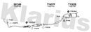 Klarius 301349 - Front Pipe For Cat  - Fits Toyota Starlet 1.3i