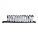 Milwaukee 1/2IN MET 13PC DEEP 12PT SOCKET SET - 4932498798