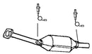 Klarius 321301 - Catalyst Type Approved Withpip  - Fits Toyota Yaris 1.3i