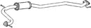 Klarius HA415M - Box With Centre Pipe  - Fits Honda Civic 1.4