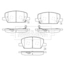 Borg & Beck Brake Pads - BBP2850