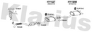 Klarius HY152T - Box With Centre Pipe  - Fits Hyundai Trajet 2.0i