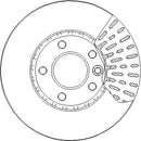 Disctech Brake Disc (Single) - Fits Land rover, Vw - ABD3261 - Front Axle