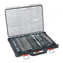 Milwaukee PACKOUT™ 1/4in. & 1/2in. Ratchet and Socket Set - 63 pc - 4932493661