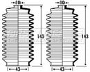 First Line Steering Gaiter Kit  - FSG3374 fits Toyota MR2 II, Starlet