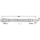 Borg & Beck Brake Hose  - BBH6373 fits Mazda E2000,E2200 Van 84-