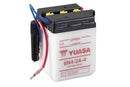 6N4-2A-4 (DC) 6V Yuasa Conventional Motorcycle Battery