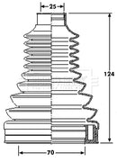 Borg & Beck Drive Shaft Bellow - BCB6199