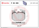 Brembo Brake Pad Set - P06099