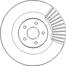 Disctech Brake Disc (Single) - Fits Honda - ABD3275 - Front Axle
