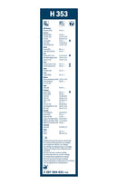 Bosch Rear Wiper Blade - 350mm - H353