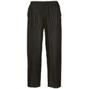 Portwest Classic Rain Trousers - Black - Medium (Regular) - S441BKRM