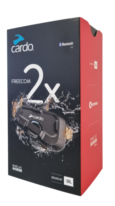 Cardo Freecom 2X Bluetooth Helmet Headset Intercom - Single