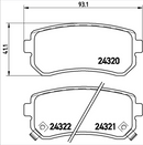 Brembo Brake Pad Set - P30025