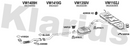 Klarius VW1409H - Centre Pipe  - Fits Volkswagen Tiguan 1.4TSi