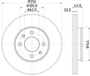 Mintex Brake Discs fits -Kia S272:5 MDC2841C (also fits other vehicles)