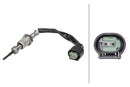 HELLA 6PT 358 181-271 Sensor, exhaust gas temperature - 2-pin connector