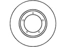 Disctech Brake Disc (Single) - Fits Porsche, Renault - ABD2967 - Front Axle