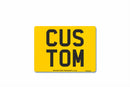 Standard Rear Aluminium Number Plate SSQ 284 X 210