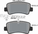 Nissan Opel Renault Vauxhall, Brake Pad Set - Textar 2511201