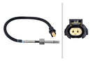 HELLA 6PT 010 376-391 Sensor, exhaust gas temperature - 2-pin connector