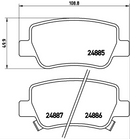 Brembo Brake Pad Set - P83112