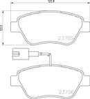 Mintex Brake Pad Set fits -Alfa Romeo Citroën Fiat Peugeot MDB3193 (also fits other vehicles)