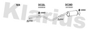 Klarius DC22L - Centre Pipe  - Fits Dacia Sandero 1.5 dCi