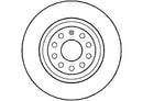Disctech Brake Disc (Single) - Fits Audi, Land rover - ABD2613 - Rear Axle