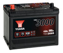 Yuasa YBX3069 - 069 SMF Car Battery - 4 Year Warranty