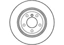 Disctech Brake Disc (Single) - Fits Bmw, Honda - ABD2888 - Rear Axle