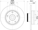 Mintex Brake Discs fits -Nissan Opel Renault Vauxhall V275:4 MDC1764 (also fits other vehicles)