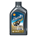 Shell Advance 4T Ultra 10W40 Synthetic 4 Stroke Motorcycle engine oil [Pure Plus] - 1Ltr engine oil