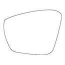 APEC Replacement Stick-On Standard Vehicle Mirror Glass LHS - AMS2185