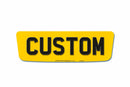 4D Rear Aluminium Number Plate|Jaguar XK150, Jaguar XK8, Aston Martin DB9