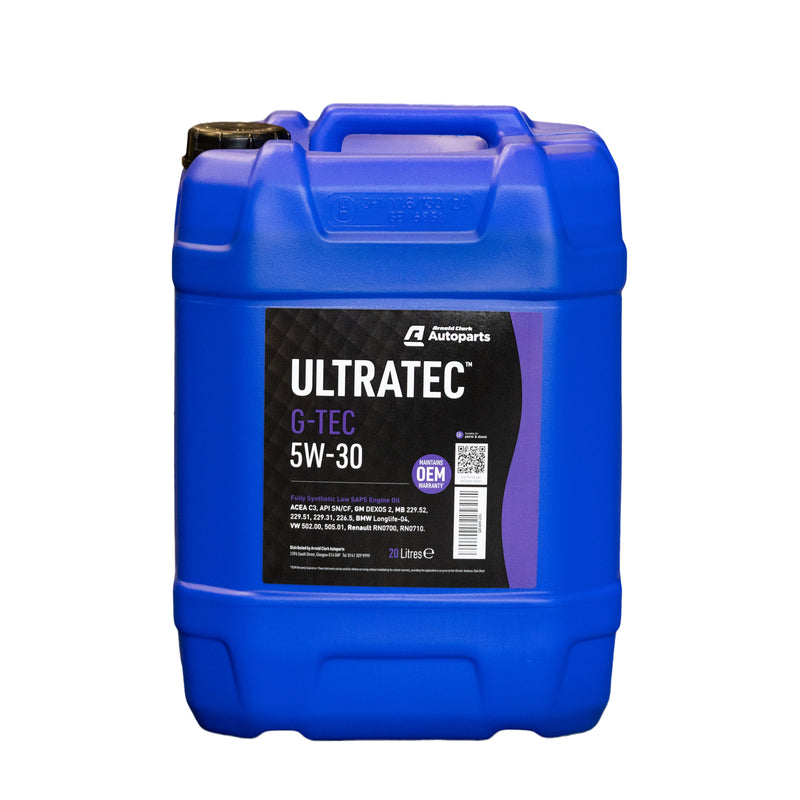 Ultratec G-TEC 5W30 - 20 Litre Engine Oil