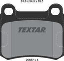 Textar Brake Pad Set - 2068701