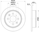Mintex Brake Discs fits -ACura Honda Lotus MG Rover V258:5 MDC644 (also fits other vehicles)