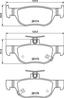 Mintex Brake Pad Set fits -Mazda MDB4215 (also fits other vehicles)