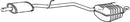 Klarius MZ388A - Box With Tail Pipe  - Fits Mercedes C180 1.8i