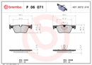Brembo Brake Pad Set - P06071