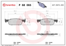 Brembo Brake Pad Set - P68065